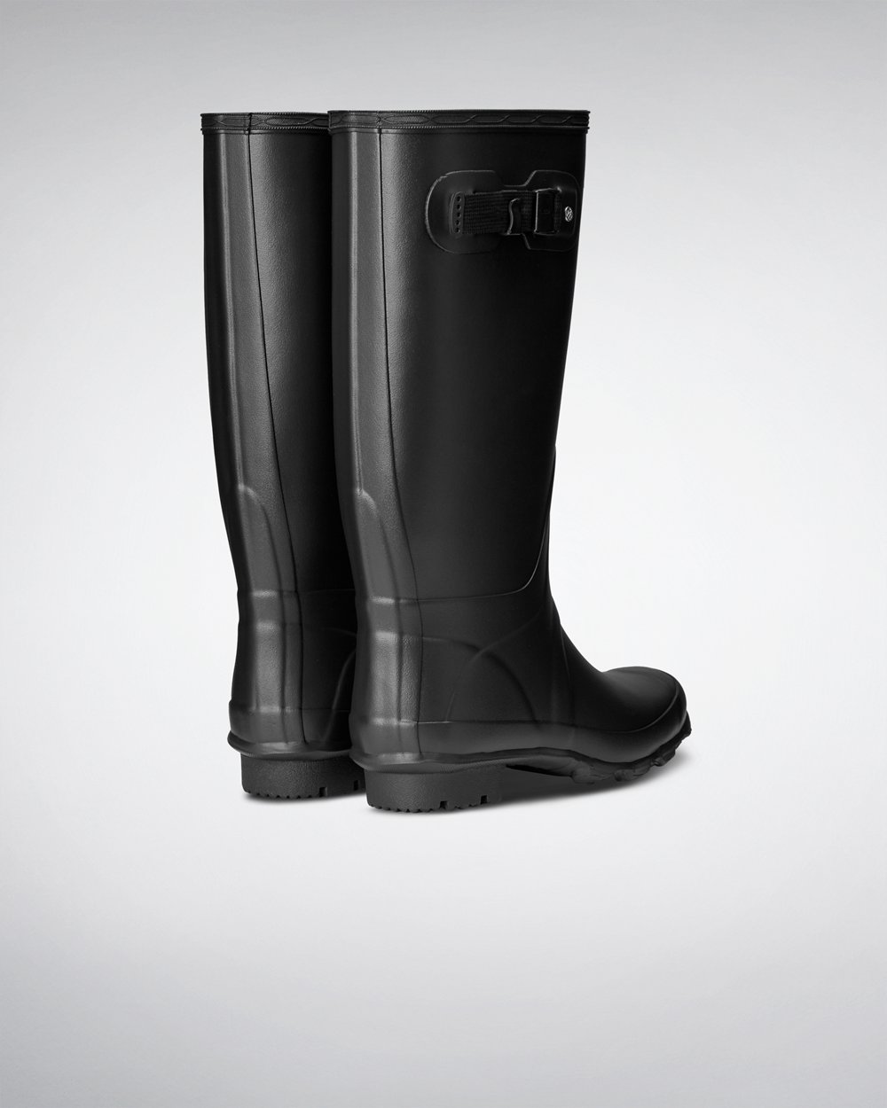 Women Hunter Huntress Leg | Wide Fit Rain Boots Black | NZ-21639-LHDE